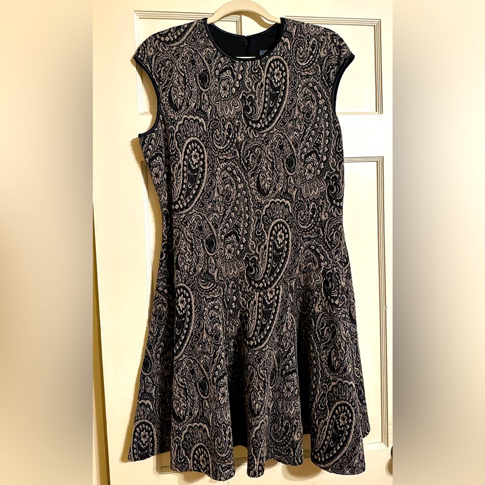 Gabby Skye Women's Cap-Sleeve Fit-and-Flare Dress